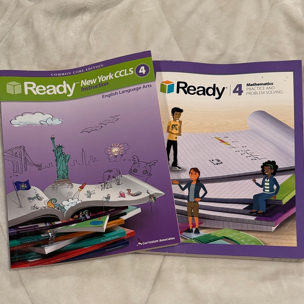 New York CCLS 4 Instruction ELA & Math Book Set